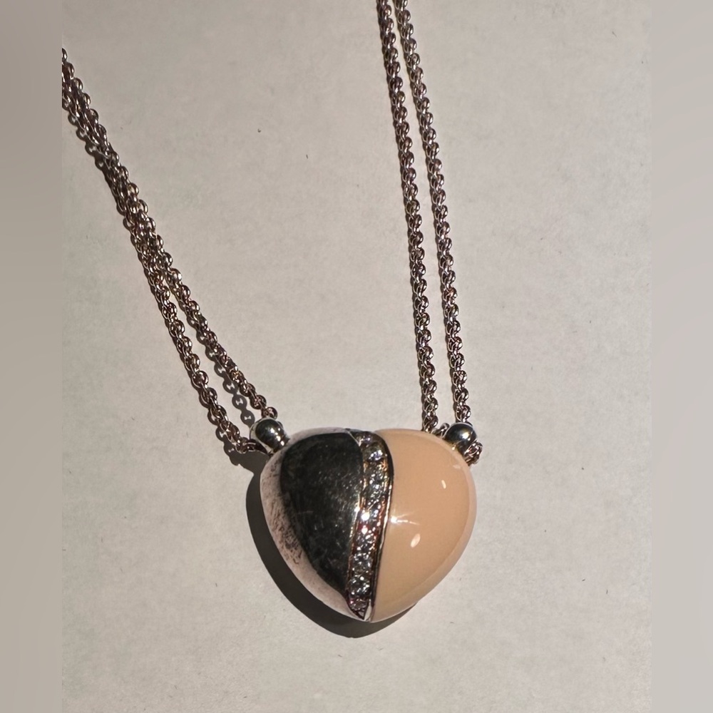 United Heart River of Love Magnetic Heart Pendant Sterling Silver Petra Azar
